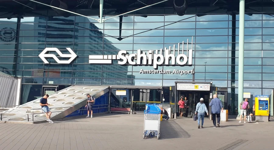 Amsterdam Airport is built as one large terminal, split into three large sections.